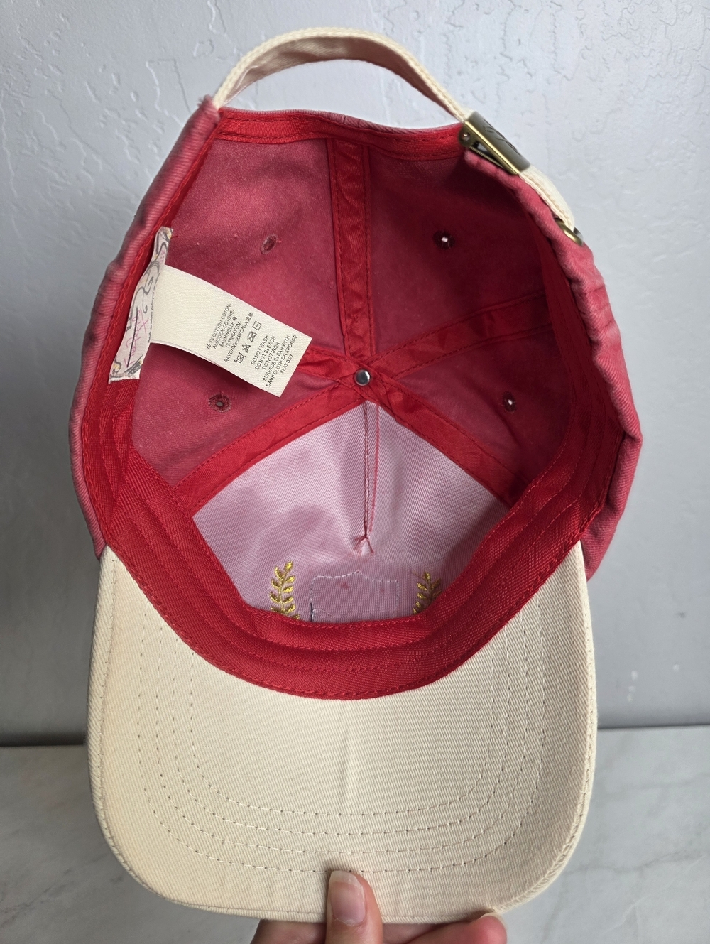 Free People Anchor Charmed Distressed Baseball Cap - Picture 6 of 7
